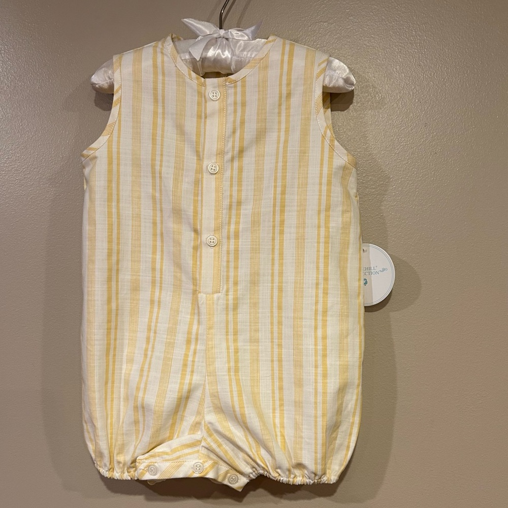 Edgehill Collection Button Front Bubble Romper